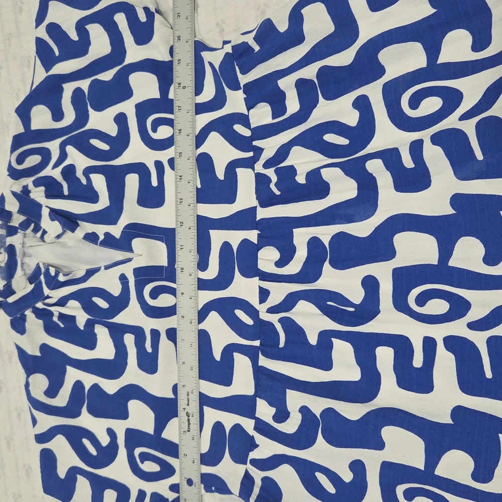 THML adorable Dress In Great Condition. Blue/white Geometric Type Pattern. 💙 - Picture 10 of 12